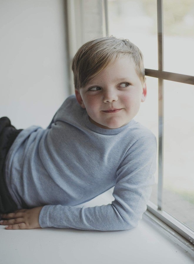 بريكس تيشيرتات بريكس للأولاد بأكمام طويلة - عبوة من 4 تيشيرتات قطنية برقبة دائرية - عبوة متعددة من التيشيرتات الأساسية. - Image 5